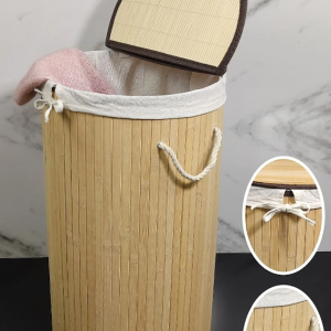 ბამბუკის ტანსაცმლის კალათა 2066